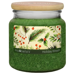 Holiday Wreath 16oz Jar